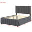 Lit plateforme double avec lit gigogne