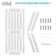 MDF Barn Door Easy Assembly -Solid Slab Covered with Water-Proof PVC Surface with Hardware Kit