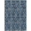 Tapis bleu marine en polyester tissé à la machine Malchow-95853511