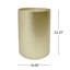 Paire de tables d'appoint contemporaines en métal - texture martelée, fer, surface brillante élégante 2, sans assemblage requis, ton-629377067