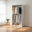 Garde-robe en bois 32 "avec tringles Prosper
