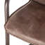 Chiavari Upholstered Stool with Metal Frame-561358513-564622947