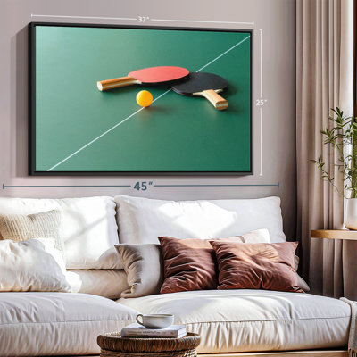 " Pingpong Gear Set Wall Art "