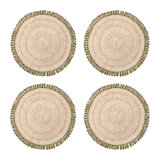 Amaretto Abaca Round Placemat