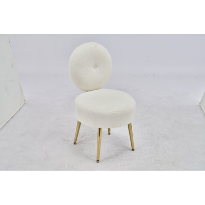 Chaise de coiffeuse avec tabouret d'appoint Noehly