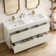 Valencia 60" Freestanding Double Sink Bathroom Vanity with Top and Sinks (Faucets Not Included)