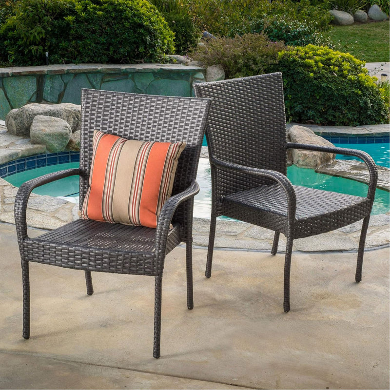 Chaise empilable Littleton, Gris