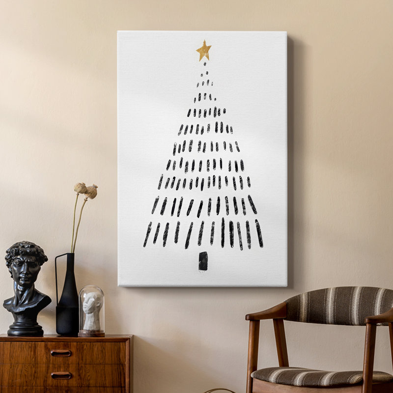 Arbre de Noël - galerie Cavas sur mesure, H 18 po x l 12 po