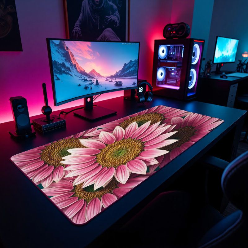 Polyester Desk Pad, 23.6x13.8