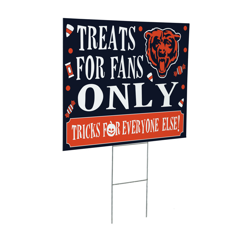 Green Bay Packers, enseigne d'Halloween pour les fans, Chicago Bears