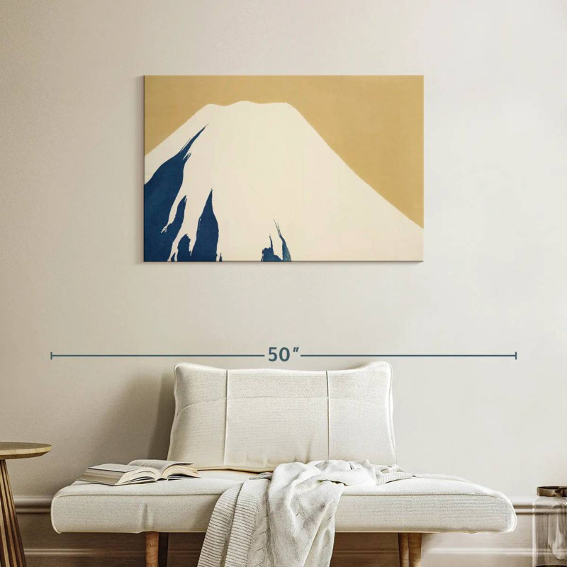 Mont Fuji Alvord de Momoyogusa, H 24 po x l 36 po