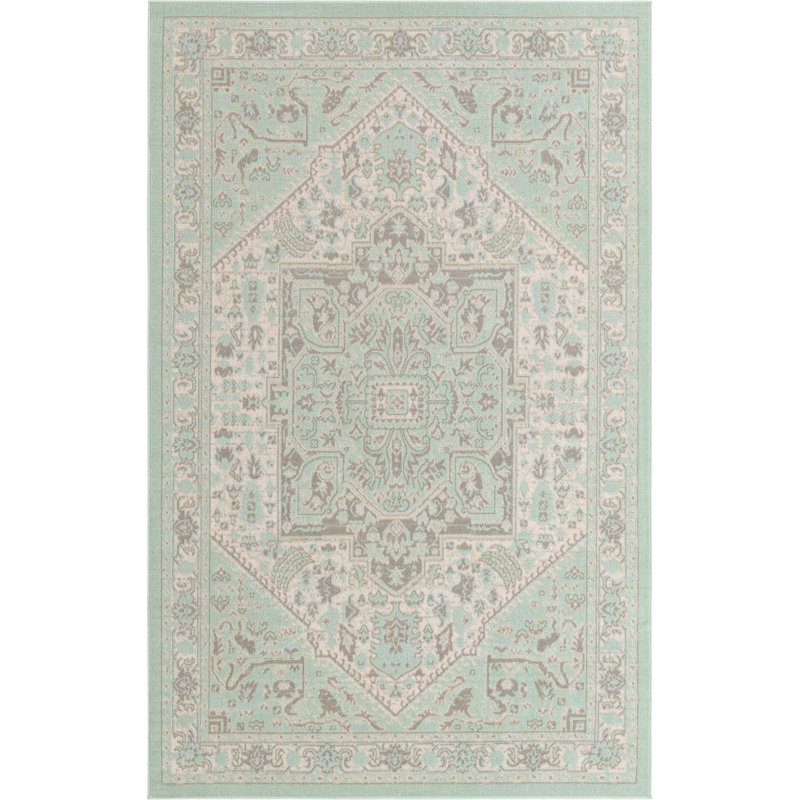 Shauntra Oriental Indoor Rug, Rectangle 4'1" x 6'1"