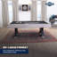 Table de billard en bois rustique 90 po avec pieds en forme de K American Legend