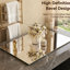 Miroir mural 65 po x 24 po, 5 mm, cuivre, explosion, pour les intérieurs de chambre à coucher et de salon pleine longueur -, utilisation idéale