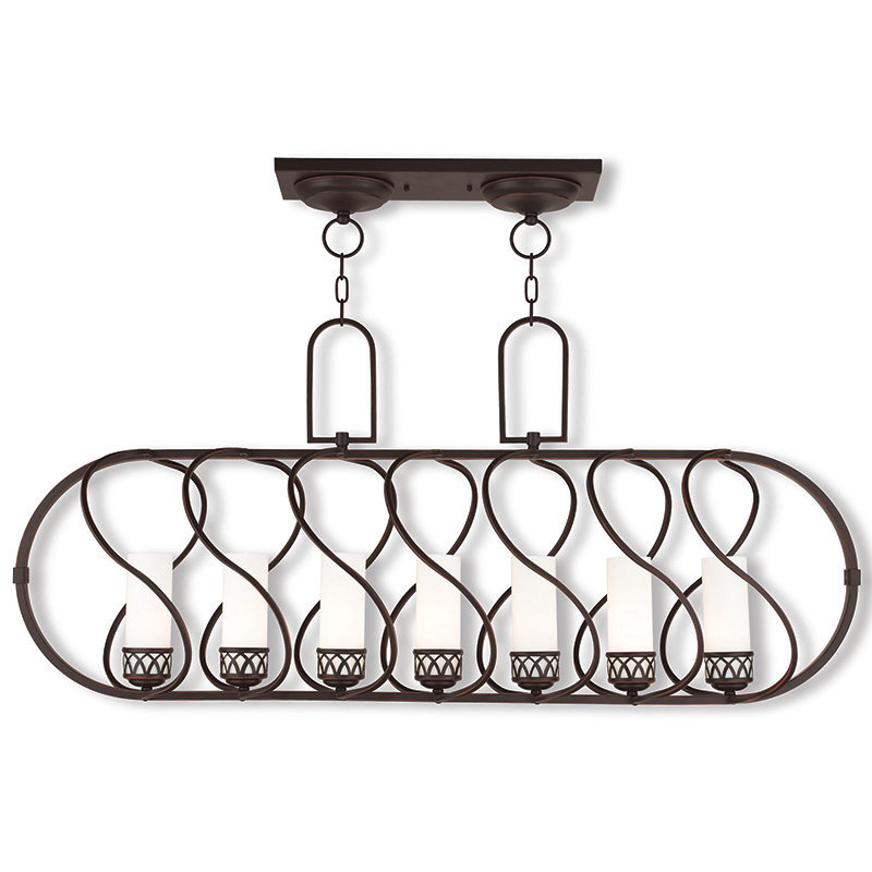 7 - Light Pendant, Olde Bronze