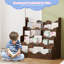 Johnson Wavy Wooden Front Facing Bookshelf-107398883