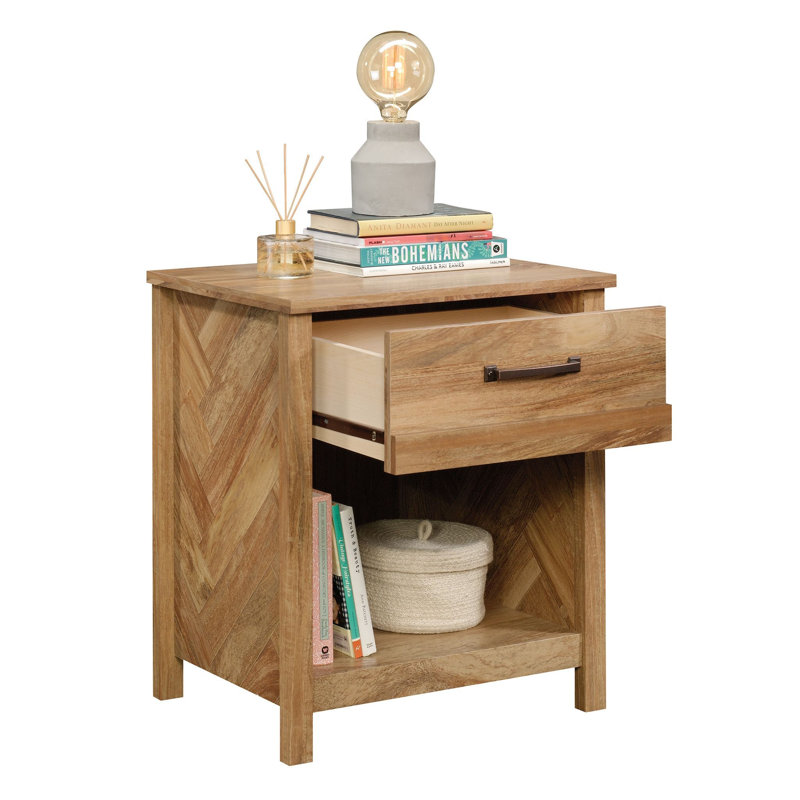 Table de chevet Katona, Brun