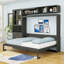 Lit escamotable avec canapé et USB, lumière Murphy-1129026357-1129026354