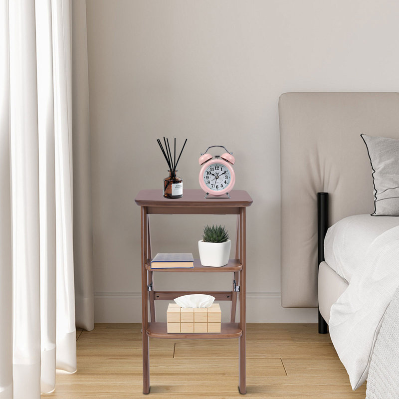 Escabeau en bambou pliable multifonctionnel