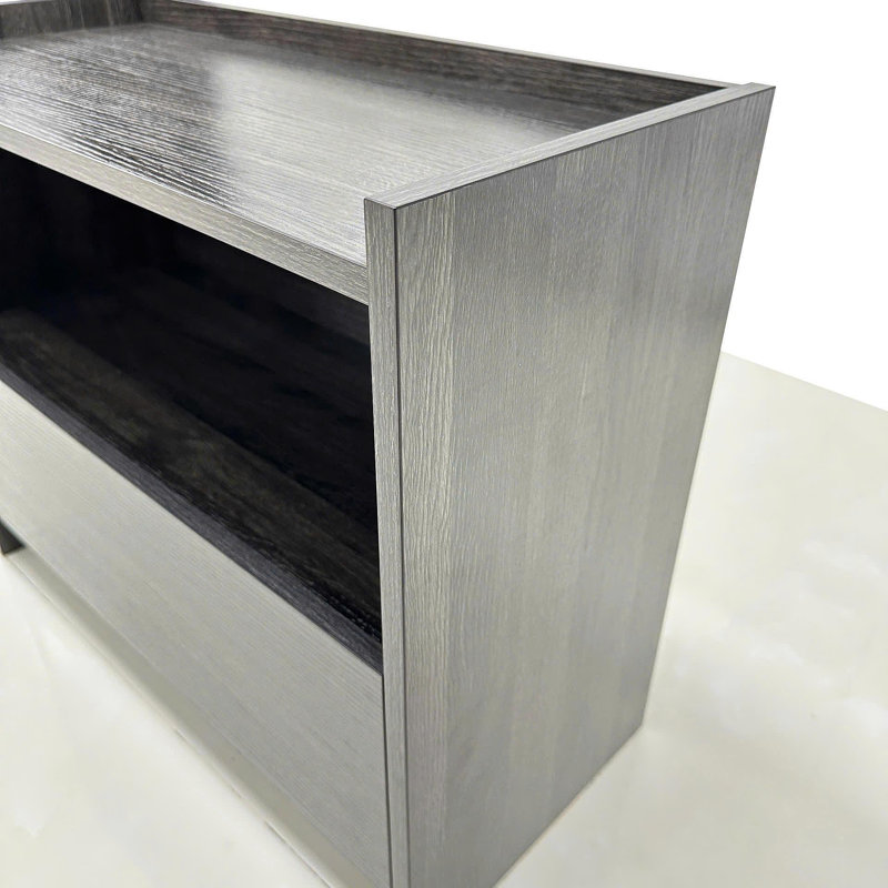 Table de chevet Robin en gris foncé