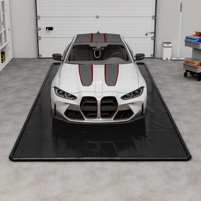 Tapis de confinement pour garage, protecteur de plancher imperméable robuste, tapis de stationnement anti-dégâts d'huile pour voitures, VUS et camions