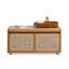 Banc en bois massif Burlywood