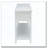 White Console Table with 2-Drawer-670307972