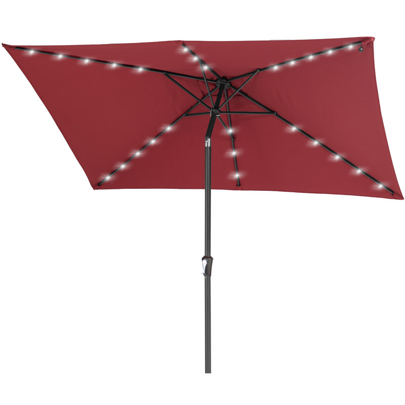 Beka rectangulaire lumineux, Rouge