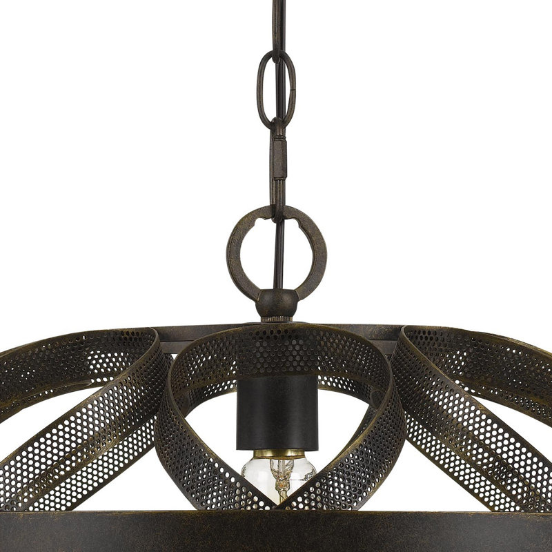 Luminaire suspendu géométrique à 1 lumière Bakker