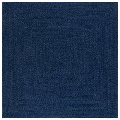 Albus Braided Hand Woven Machine Washable Solid Color Indoor Rug