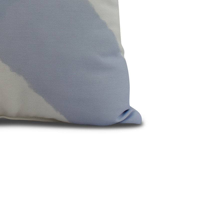 Housse et insert de coussin carré Nantucket, Bleu, 16 po x 1 po