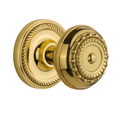 Rosette en corde avec poignée de porte Meadows