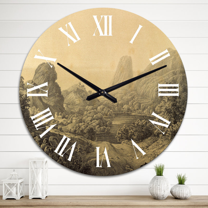 Horloge murale très grande, Moyen