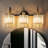 Gjystina 3-Light Dimmable Gold-Black/Chrome Crystal Vanity Light-2001491335-2001491334