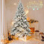 Arbre de Noël floqué PEPVC-1104521675
