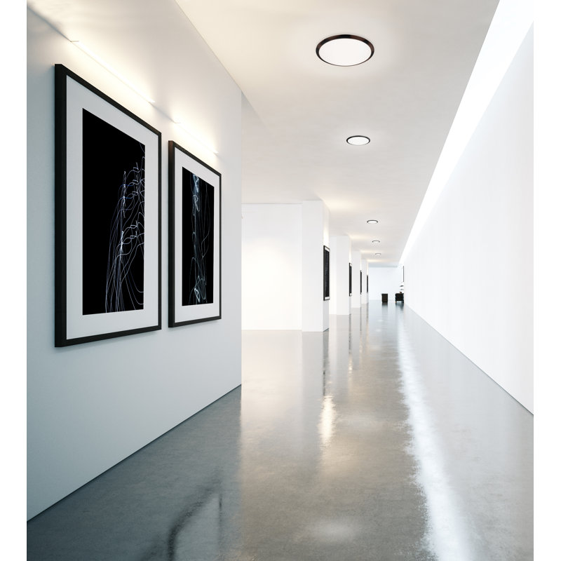 Malta 1 - Light LED Flush Mount, Chrome