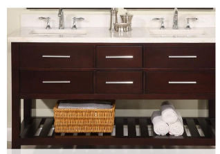 Priva 60" Double Bathroom Vanity