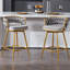 Upholstered Swivel Counter Stool-501191429