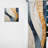 Blue Spiritual Stone Minimalism Painting - Traditional Velvet Curtain - Room Darkening - 1 panel-107590606