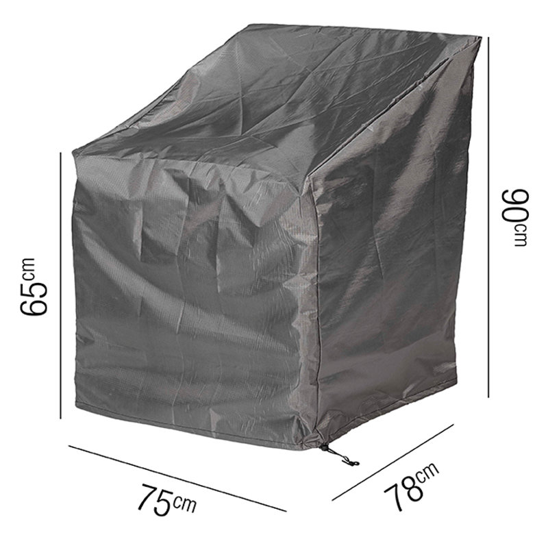 Jayant Outdoor Patio Chair Cover, 90cm H x 75cm W x 78cm D