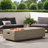Modern Grey Patio Fireplace With 50,000 Magnesium Oxide 15.04" Fire Pit - , Style