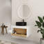 Ensemble de meuble-lavabo simple mural 24 "avec lavabo rond en céramique-130119955
