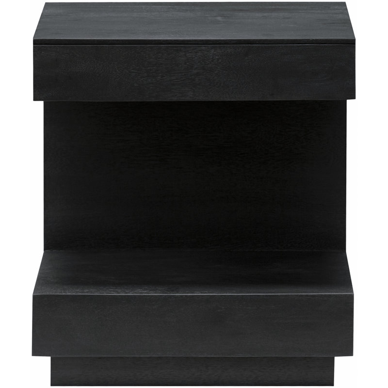 Sonora Modern End Table, Black