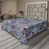 Bleu cadet, lilas aubergine / floral est en rupture de stock