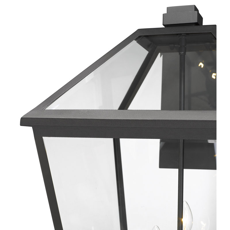 Geers Stainless Steel Wall Light, Matte Black