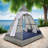 Asenet Sunbed With Colourful Pillows, Tent Shape, Versatile Curtain And Adjustable Feet