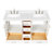 60.25'' Double Bathroom Vanity with Carrara Quartz Top-1431290258