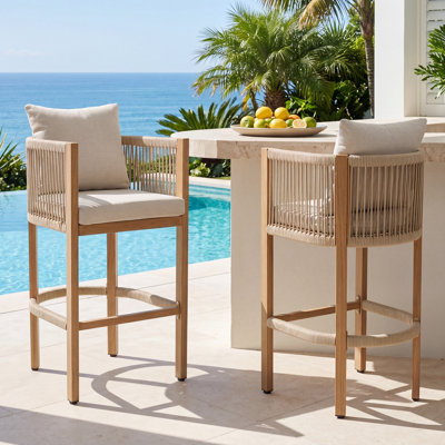 Outdoor Upholstered Bar Stools