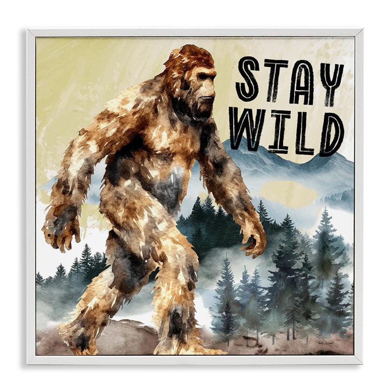 «Stay Wild» avec Mythical Monster, estampe numérique, design par Nicole DeCamp, H 12 po x l 12 po
