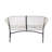 Outdoor Patio White Wicker Loveseat-1421425903